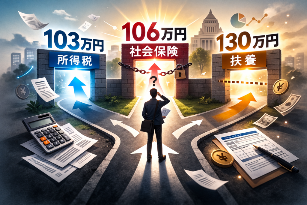 103万円の壁は消えていない！多くの人が勘違いする年収の壁改正