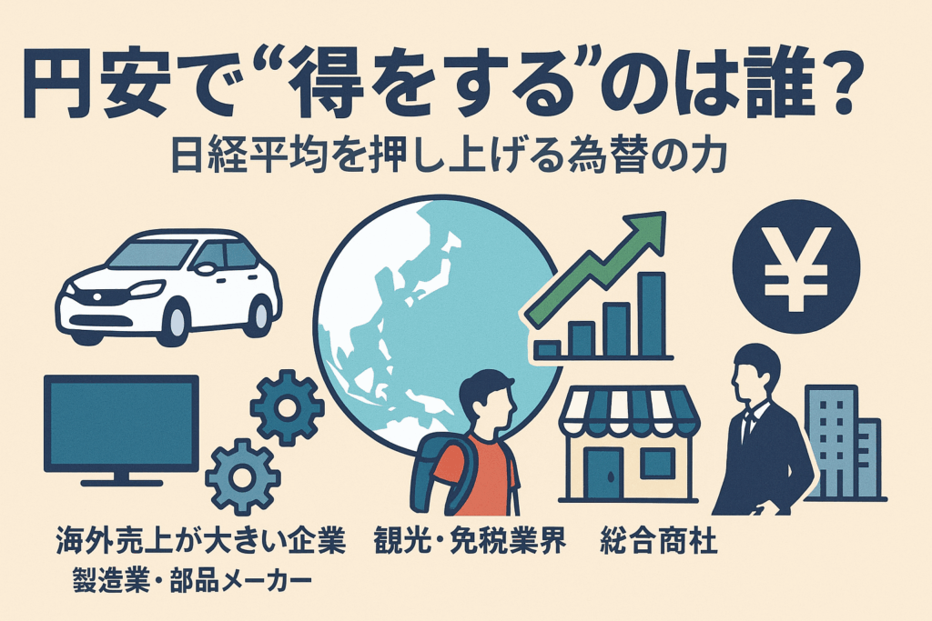 円安で“得をする”のは誰？日経平均を押し上げる為替の力