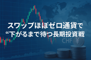 スワップほぼゼロ通貨で“下がるまで待つ”長期投資戦略