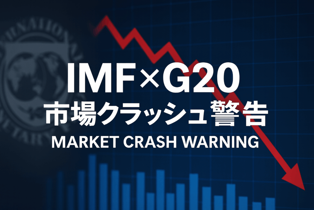 IMFとG20が警告する“市場クラッシュ”の兆候｜為替市場が最も影響を受ける理由