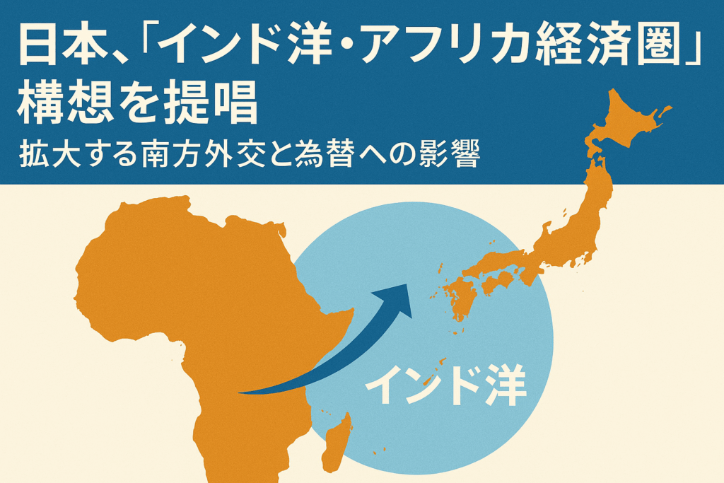 日本、「インド洋・アフリカ経済圏」構想を提唱｜拡大する南方外交と為替への影響