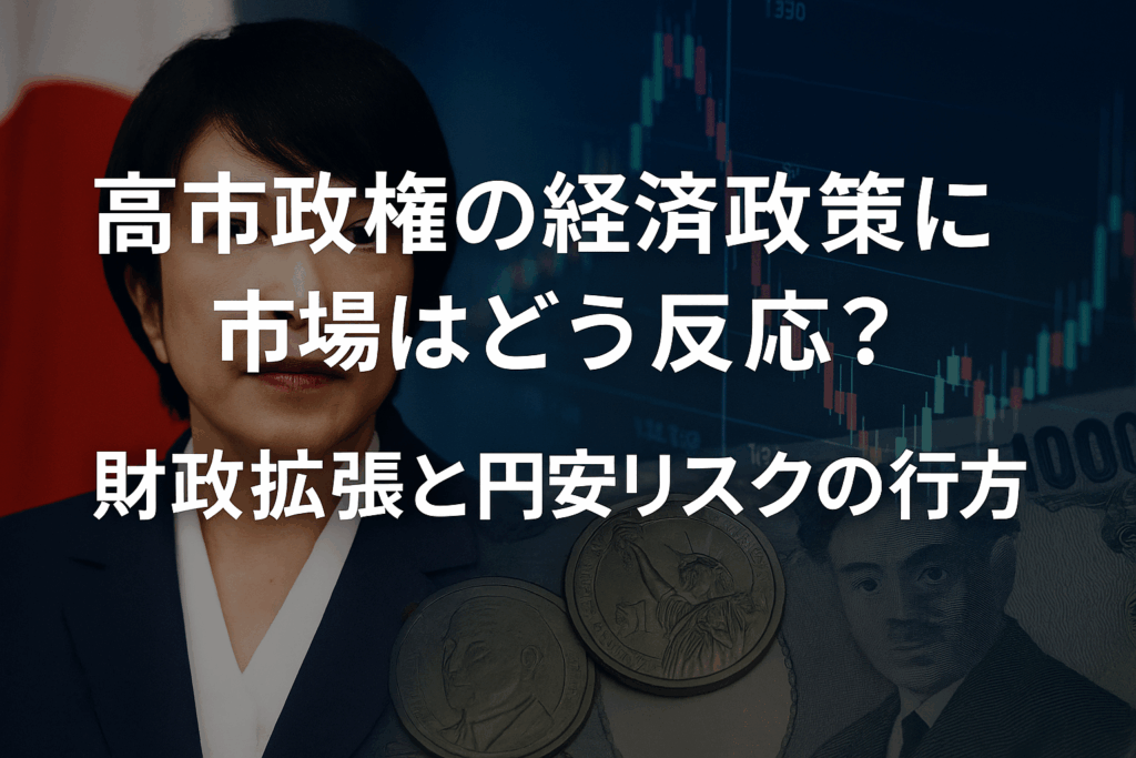 高市政権の経済政策に市場はどう反応？財政拡張と円安リスクの行方