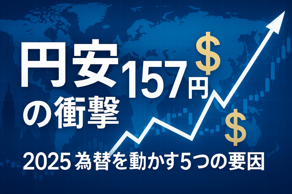 円安157円の衝撃――なぜここまで進んだのか為替を動かす5つの要因