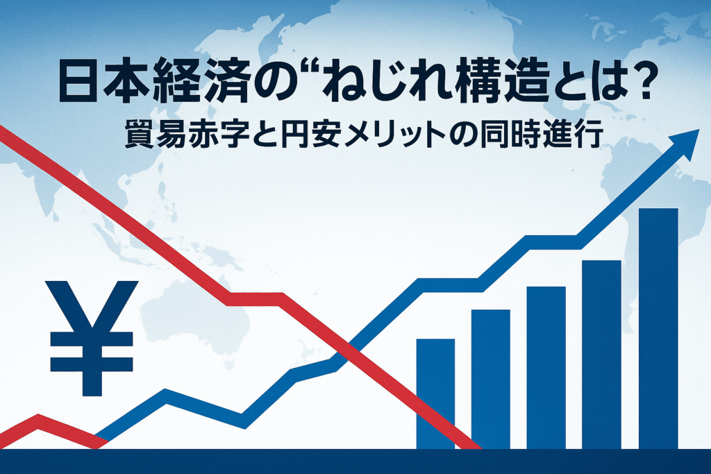 貿易赤字と円安メリットはなぜ同時に起こるのか？