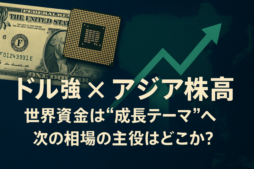 米ドル“ひとり勝ち”とアジア株上昇の理由：次の市場テーマを読む