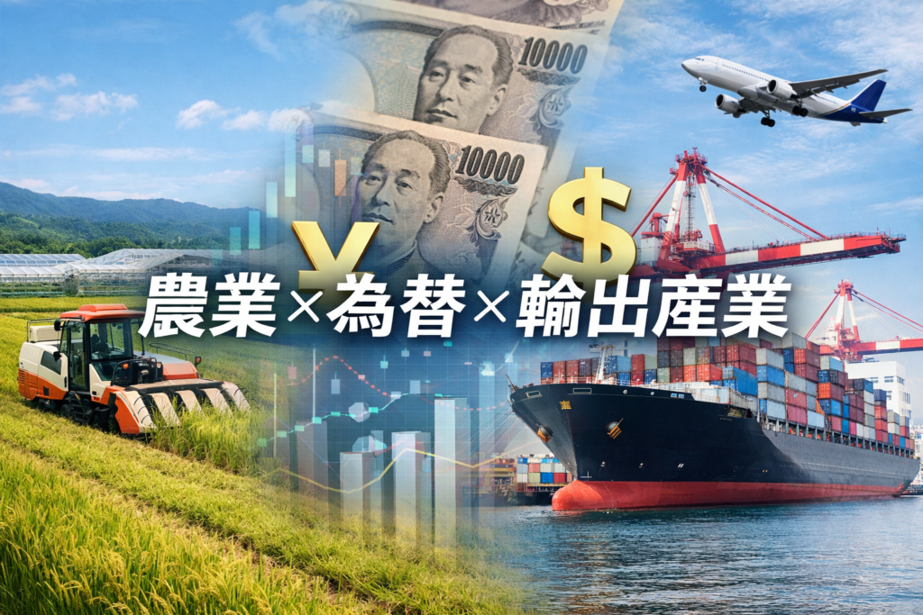 農業×為替×輸出産業｜投資でみる日本農業の成長戦略と注目企業