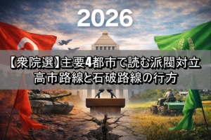 【衆院選2026】主要4都市で読む派閥対立｜高市路線と石破路線の行方