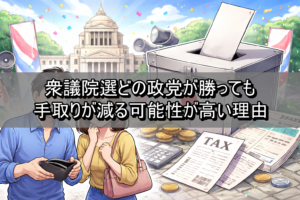 衆議院選どの政党が勝っても手取りが減る可能性が高い理由