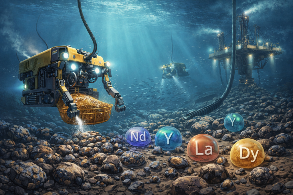 深海レアアース採掘の仕組み｜ポンプ・二重管・エアリフトを解説