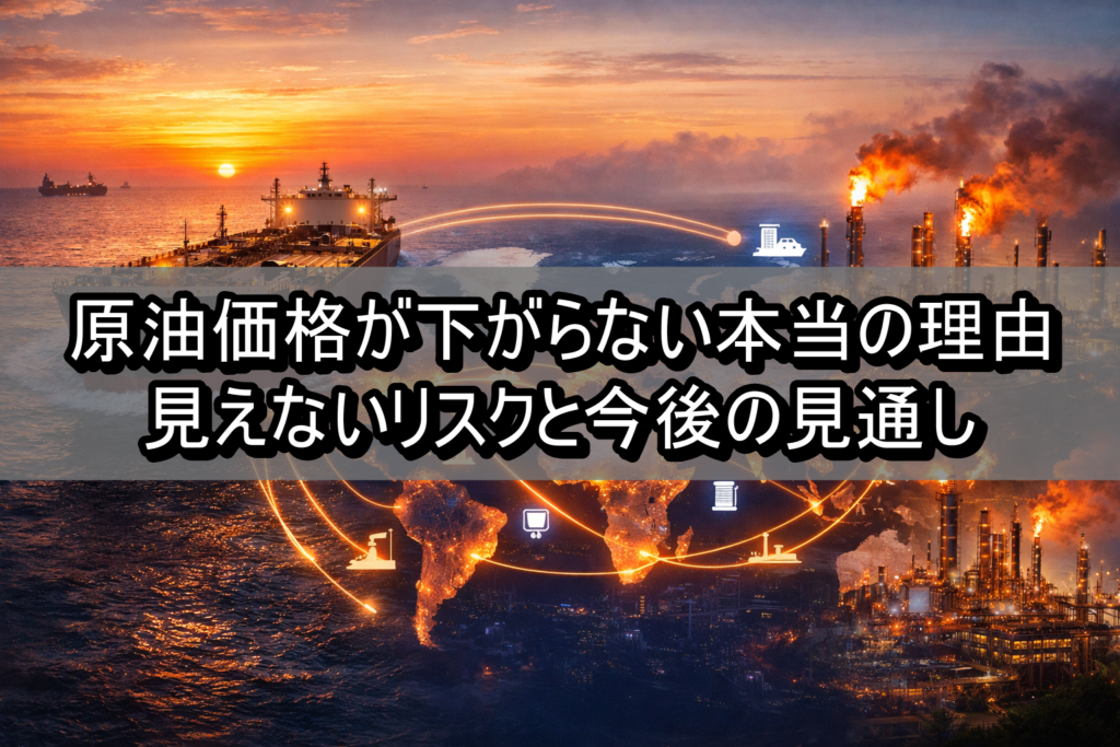 原油価格が下がらない本当の理由｜見えないリスクと今後の見通し
